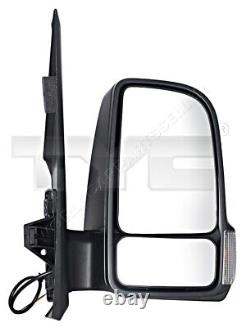 Miroir Latéral Tyc Noir Droit Pour Mercedes Sprinter 907 910 4-t 18- 9108100400