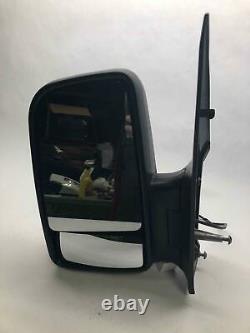 Miroir de porte côté conducteur manuel avec clignotant pour fourgonnette Dodge Mercedes Sprinter 07 08 09