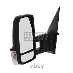 Miroir de porte latérale long bras manuel pour Mercedes Sprinter Van 2006-2019, côté passager