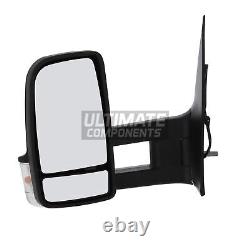 Miroir de porte latérale long bras manuel pour Mercedes Sprinter Van 2006-2019, côté passager