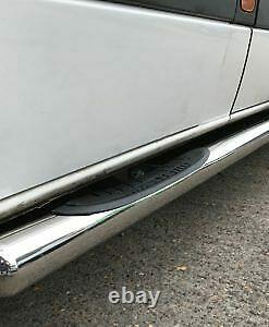 Nouvelle Mercedes Sprinter Lwb Side Bars Side Steps 70mm For Lhd Vehicles 2006-2018