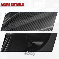 Paire de phares noirs/ambrés pour Dodge/Mercedes-Benz/Freightliner Sprinter 07-13