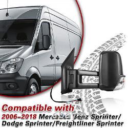 Pour 2006-2018 Mercedes Benz/Dodge/Freightliner Sprinter Miroir Latéral Chauffant Gauche