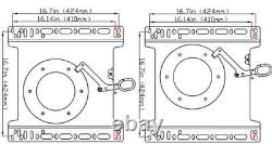 Pour Mercedes Benz Sprinter 2007-2023 Base de Rotation de Siège de Camping-Car Côté Passager