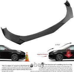 Pour Mercedes-benz Carbon Fiber Car Avant Bumper Lip Spuiler Body Kit+side Jupes