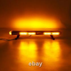 Us 31 54 Led Emergency Warning Strobe Light Bar Beacon Double Side Lamp Amber
