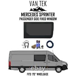 Vitre de fenêtre coulissante côté passager pour Mercedes Benz Sprinter 10-18